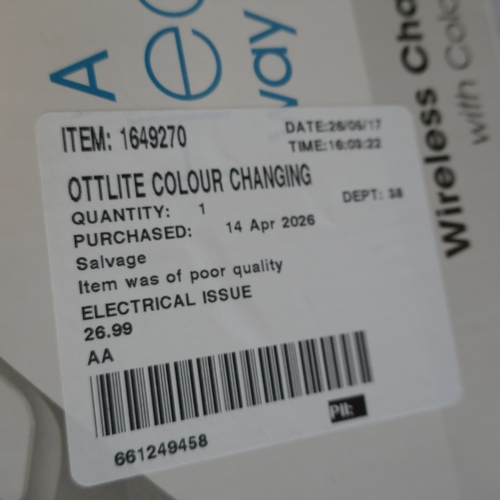 6038 - An Ottlite colour changing LED desk lamp (389-61) *This lot is subject to VAT