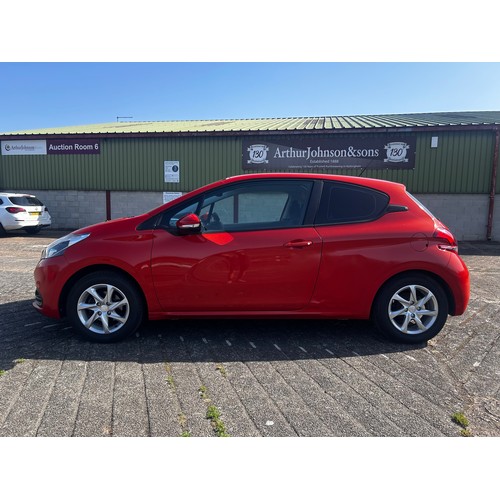 5456 - A 2015 1.2 litre Peugeot 208 Active 3 Door Hatchback MK65 UEM 1200cc MOT until 16.02.27 - 68649 reco... 