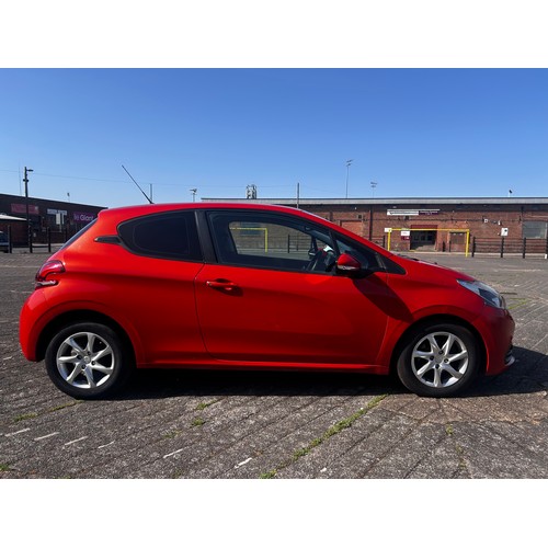 5456 - A 2015 1.2 litre Peugeot 208 Active 3 Door Hatchback MK65 UEM 1200cc MOT until 16.02.27 - 68649 reco... 