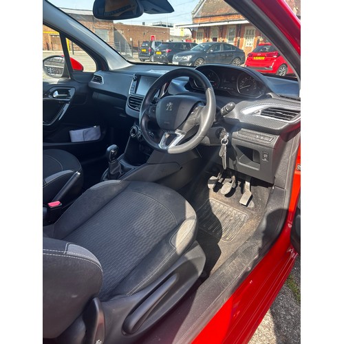 5456 - A 2015 1.2 litre Peugeot 208 Active 3 Door Hatchback MK65 UEM 1200cc MOT until 16.02.27 - 68649 reco... 