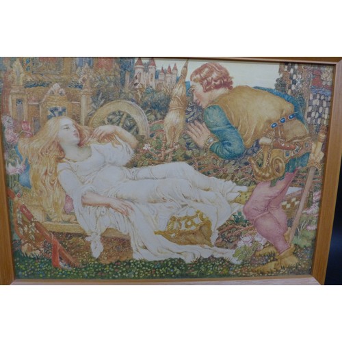 2011 - Noel Laura Nisbet (1877-1956) British painter and illustrator; two watercolours, including a fairy t... 