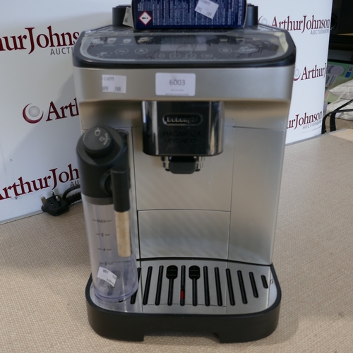 6003 - A Delonghi Magnifica Evo coffee machine, original RRP £449.99 + VAT (390-188) *This lot is subject t... 
