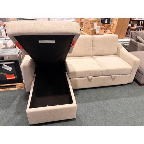 3127 - A Coddle Aria beige sofabed , original RRP £699.99 + VAT (390-1) *This lot is subject to VAT