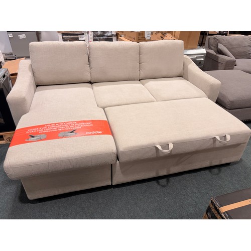 3127 - A Coddle Aria beige sofabed , original RRP £699.99 + VAT (390-1) *This lot is subject to VAT