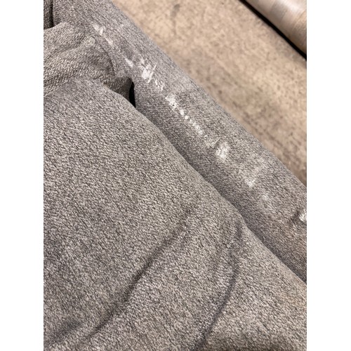 3128 - An Artesia fabric sectional sofa and ottoman (marked), original RRP £799.99 + VAT (390-3) *This lot ... 