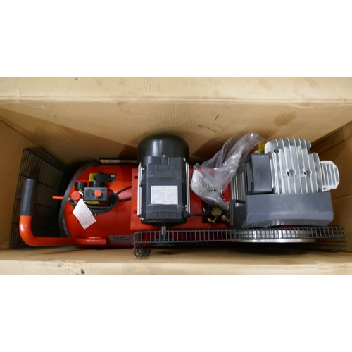 5048 - A boxed sample Clarke Boxer Air II 14/100P,14CFM, 3HP belt driven air compressor  *This lot is subje... 