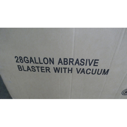 5062 - A boxed sample 28 gallon abrasive blaster with vacuum  *This lot is subject to VAT