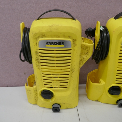 5046 - A Karcher K2 universal Edition 230V pressure washer, a Karcher K3 power control pressure washer and ... 