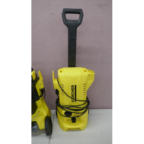 5053 - A Karcher K3 Power Control 230V pressure washer and a Karcher K2 power control pressure washer - *Re... 