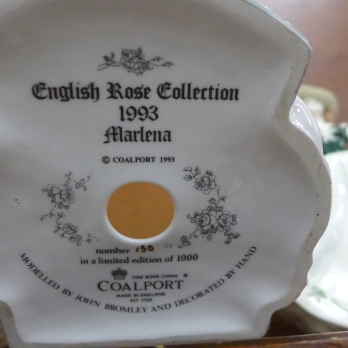2005 - Five limited edition Coalport figures comprising of Empress Josephine no. 1947/12,500, Togetherness ... 