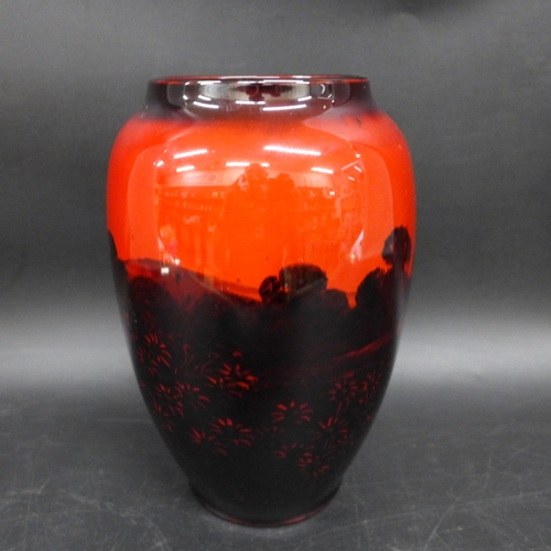 2009 - A Royal Doulton Flambé vase, 17.5cm