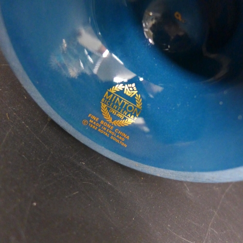 2019 - A pair of Minton vases, 22cm
