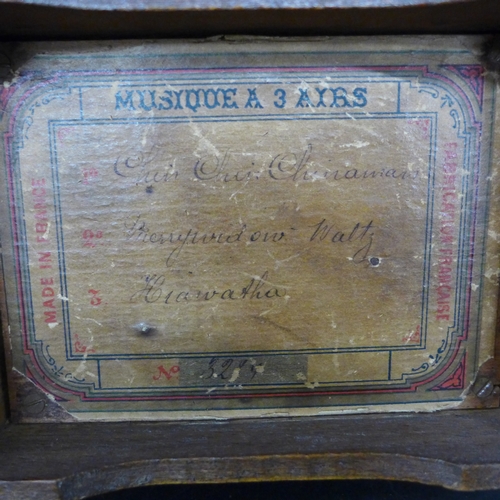 2054 - Two 19th century musical boxes including a French example