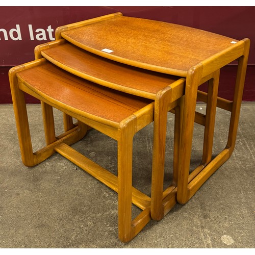 52 - A Scandinavian teak nest of tables