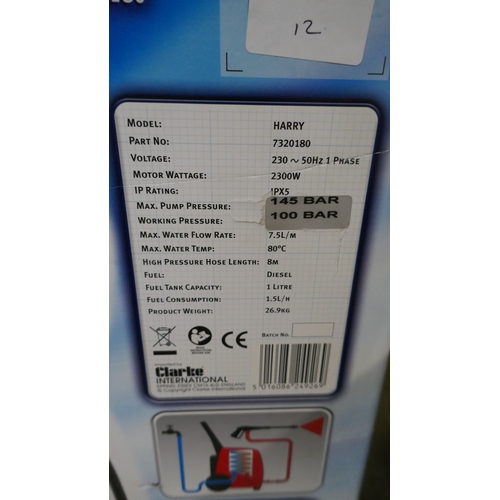 5064 - A Clarke Harry Hot Wash, high pressure hot or cold washer *This lot is subject to VAT
