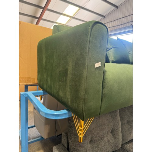 3013 - A Rivan two seater sofa with adjustable back rest *This lot is subject to VAT