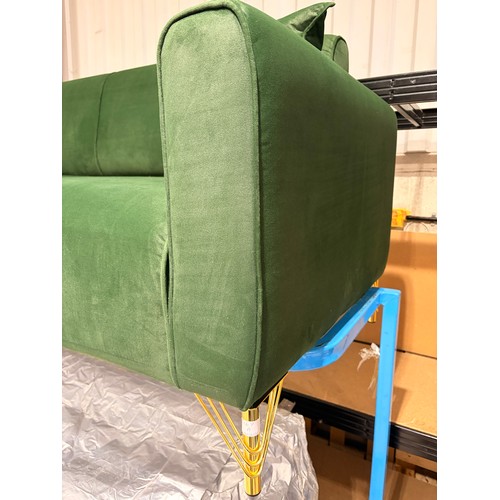 3026 - A Rivan three seater sofa with adjustable back rest *This lot is subject to VAT