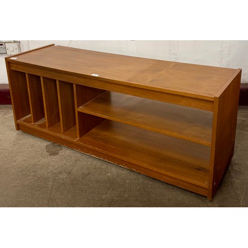 29 - A teak record cabinet