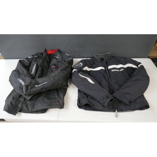 5004A - Two motorcycle jackets - Berik size 52 and an Oxford large 42
