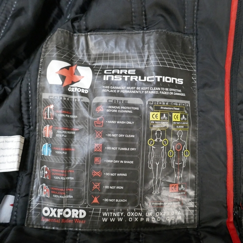 5004A - Two motorcycle jackets - Berik size 52 and an Oxford large 42
