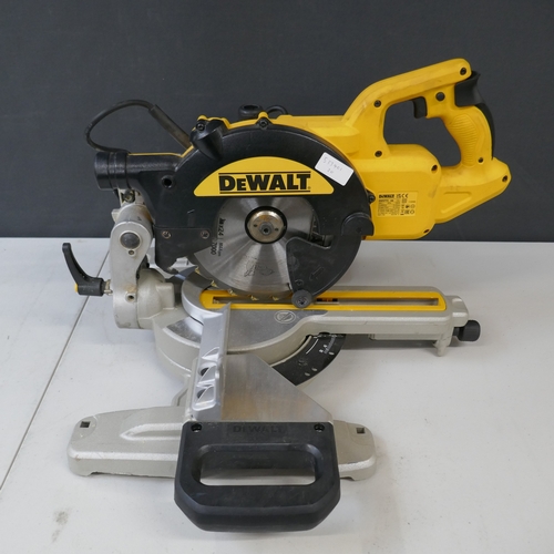 5093 - A DeWalt DWS773 230v, 1300W, 216mm compound mitre saw  (Please note this is a returned item and may ... 