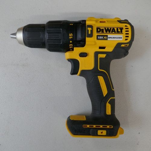 5097 - A DeWalt DCD778, 18v drill, a DeWalt DCB107, 18v battery charger and a DeWalt DWE4056-GB, 240v angle... 