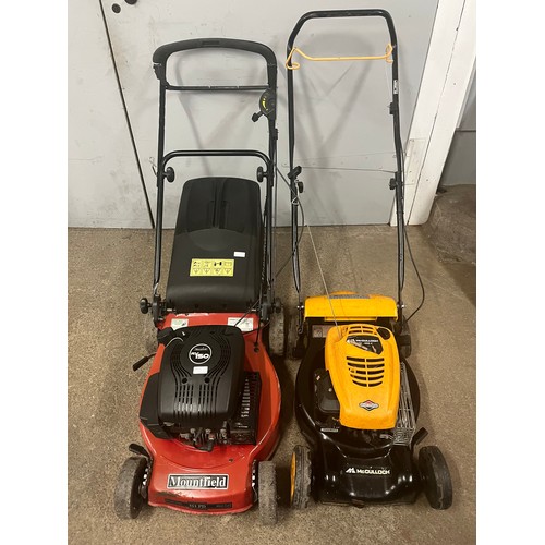 5022 - A Mountfield Power Drive 461 PD 46cm cut petrol driven lawnmower with an RV150 petrol engine and gra... 