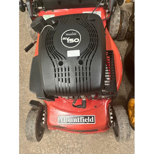 5022 - A Mountfield Power Drive 461 PD 46cm cut petrol driven lawnmower with an RV150 petrol engine and gra... 