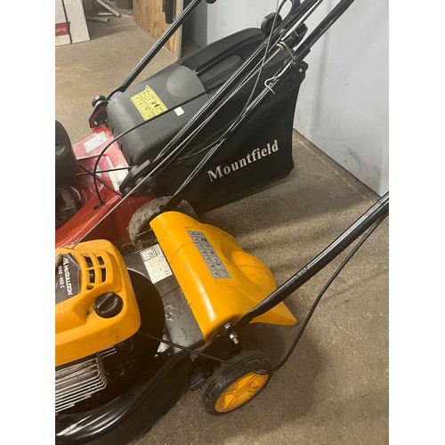 5022 - A Mountfield Power Drive 461 PD 46cm cut petrol driven lawnmower with an RV150 petrol engine and gra... 