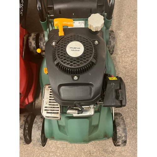 5023 - A Sovereign XSS40 H petrol driven lawnmower with an easy start NP130 engine and grass box and a mode... 