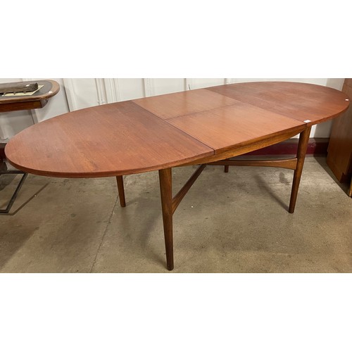 2 - A Beithcraft teak oval extending dining table