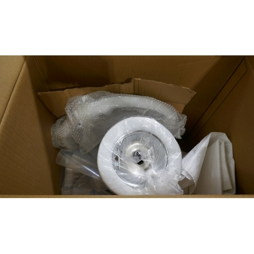 3133 - A Semplice deluxe white kitchen barstool (unchecked) (646-58) *This lot is subject to VAT