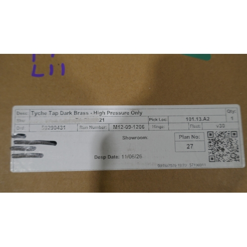3125 - A Tyche dark brass tap - high pressure only (654-11) *This lot is subject to VAT
