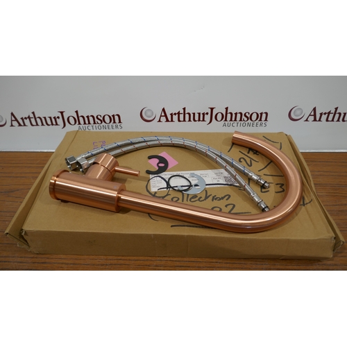 3127 - An Althea copper tap  - high pressure only (654-184) *This lot is subject to VAT