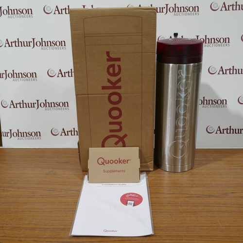 3130 - A Quooker Fusion 3in1 boiling water tank and a gold tap (missing parts)   (654-62,67) *This lot is s... 
