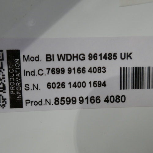 3154 - A Hotpoint 9+6kg integrated washer dryer (654-24) *This lot is subject to VAT