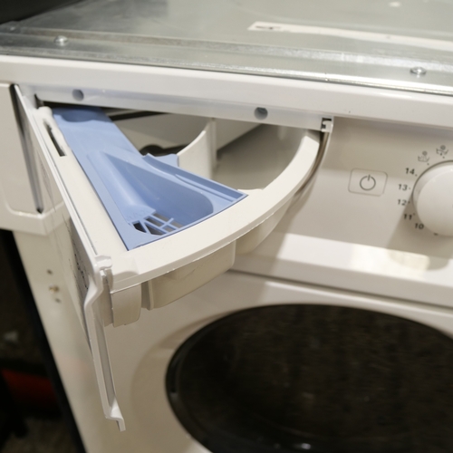 3155 - A Hotpoint 9kg/6kg integrated washer dryer (drawer requires attention)  (654-21) *This lot is subjec... 
