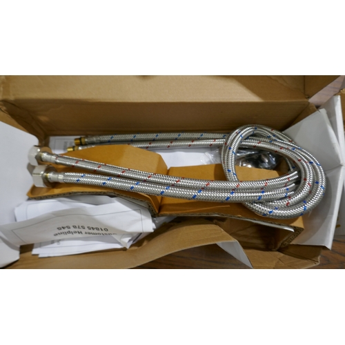 3138 - Two Iris chrome taps (650-180) *This lot is subject to VAT
