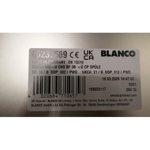3150 - A Palma 1.0 stainless steel sink (650-84) *This lot is subject to VAT