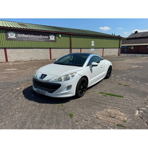 5330 - A white 2011 Peugeot RCZ GT THP-156, 1598cc 1.6 litre petrol sports coupe

Registration: NX61 RZZ
Mi... 