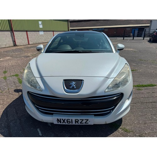 5330 - A white 2011 Peugeot RCZ GT THP-156, 1598cc 1.6 litre petrol sports coupe

Registration: NX61 RZZ
Mi... 
