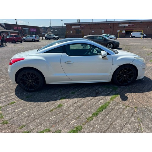 5330 - A white 2011 Peugeot RCZ GT THP-156, 1598cc 1.6 litre petrol sports coupe

Registration: NX61 RZZ
Mi... 