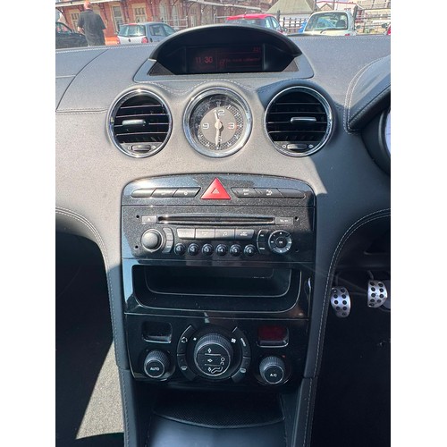 5330 - A white 2011 Peugeot RCZ GT THP-156, 1598cc 1.6 litre petrol sports coupe

Registration: NX61 RZZ
Mi... 