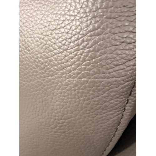 3005B - An Oscar grey leather 2 seater sofa (marked), original RRP £699.99 + VAT (391-261) *This lot is subj... 