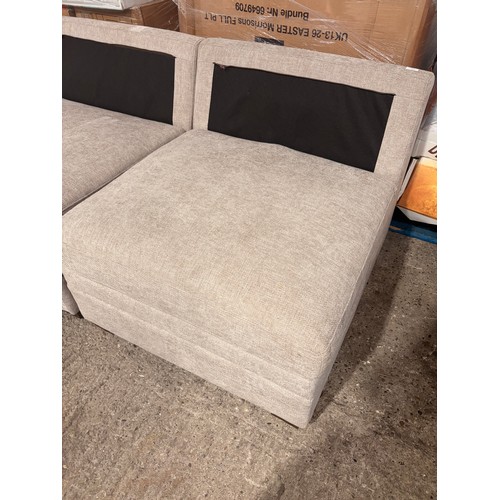 3006 - A Tisdale 6 piece sectional sofa (missing sections and back cushions), original RRP £949.99 + VAT (3... 