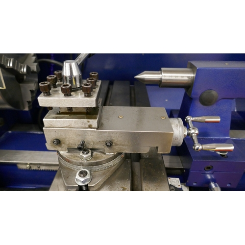 5078 - A Clarke CL500M metal working lathe with mill drill  *This lot is subject to VAT