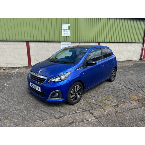 5322 - A Blue 2019 Peugeot 108 Allure 998cc, 1 litre , 5 door hatchback petrol car

Registration: AG19 OVY
...