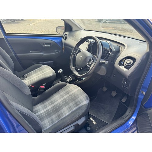 5322 - A Blue 2019 Peugeot 108 Allure 998cc, 1 litre , 5 door hatchback petrol car

Registration: AG19 OVY
... 