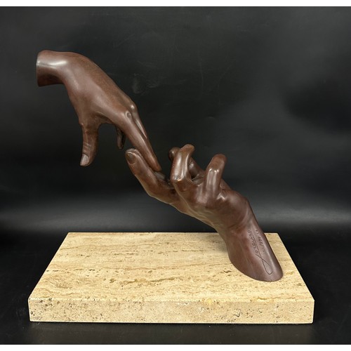 2277 - Lorenzo Quinn, 'El Primer Amor', (The First Love), 251/999, 2001 limited edition sculpture, bronze c...