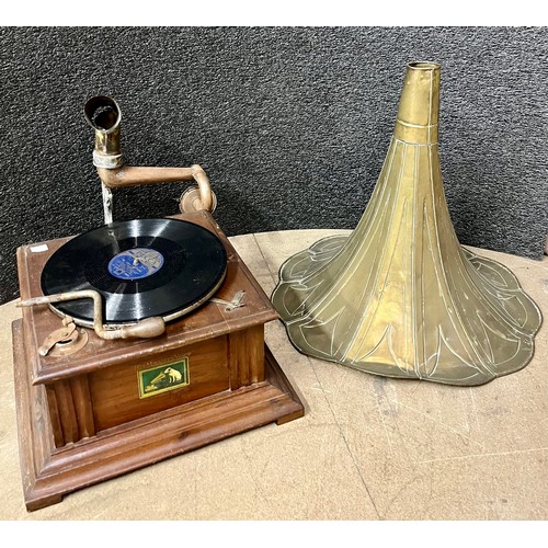 An early 20th Century His Masters Voice gramophone